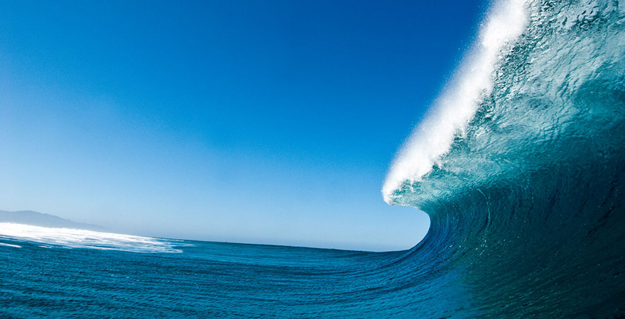 Blue Wave Mexiko Surfen