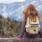 Berge wandern Frau