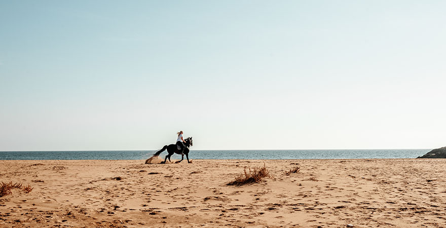 Spanien reiten Strand