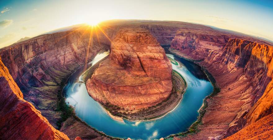 Flussschleife am Grand Canyon