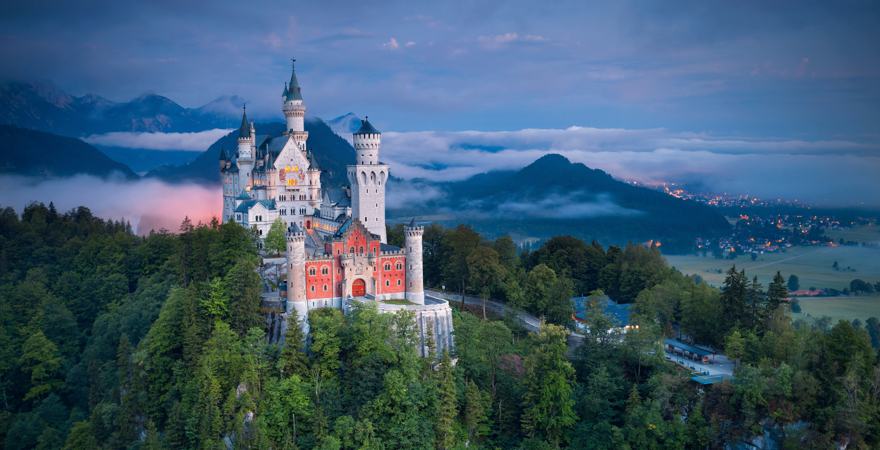 Blick auf Schloss Neuschwanstein