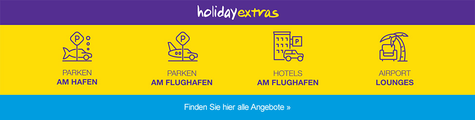 Holiday Extras alle Angebote