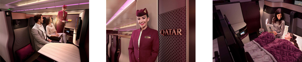 Business Class mit Qatar Airways