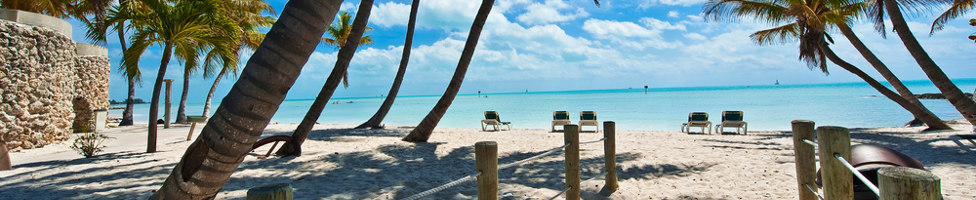 Key West Blick auf den Strand